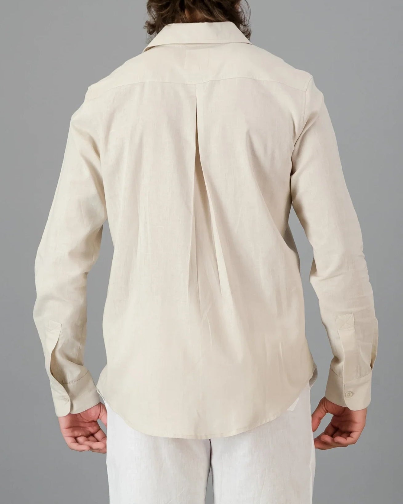 Linnen Skjorte Herre-2